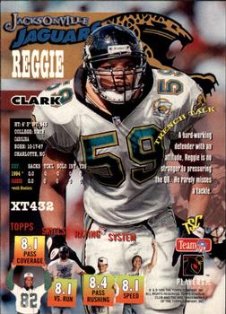 1995 Stadium Club - Diffraction Members Only #XT432 Reggie Clark Back
