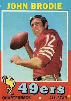 1971 Topps #100 John Brodie Front
