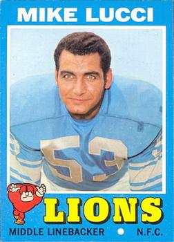 1971 Topps #105 Mike Lucci Front