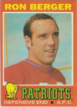 1971 Topps #107 Ron Berger Front