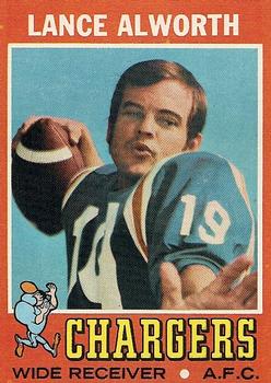 1971 Topps #10 Lance Alworth Front
