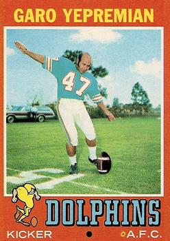 1971 Topps #121 Garo Yepremian Front