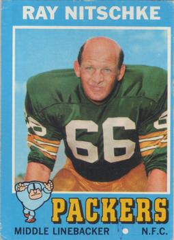1971 Topps #133 Ray Nitschke Front