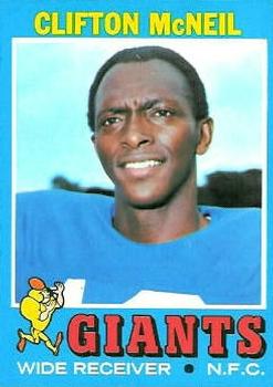 1971 Topps #15 Clifton McNeil Front
