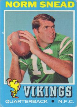 1971 Topps #184 Norm Snead Front