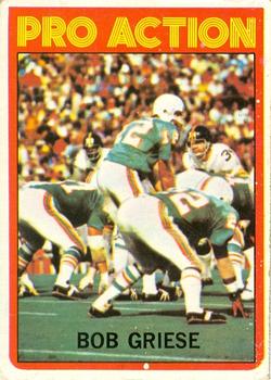 1972 Topps #132 Bob Griese Front