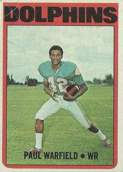 1972 Topps #167 Paul Warfield Front