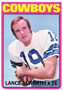 1972 Topps #248 Lance Alworth Front