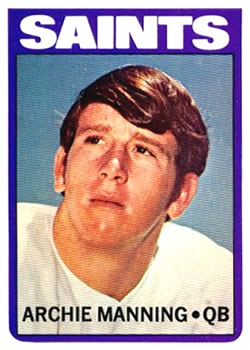 1972 Topps #55 Archie Manning Front