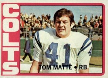 1972 Topps #216 Tom Matte Front