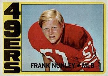 1972 Topps #249 Frank Nunley Front