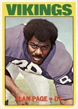 1972 Topps #300 Alan Page Front