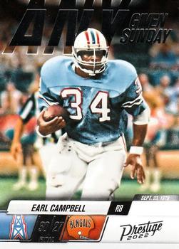 2022 Panini Prestige - Any Given Sunday #13 Earl Campbell Front