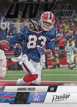 2022 Panini Prestige - Any Given Sunday #18 Andre Reed Front