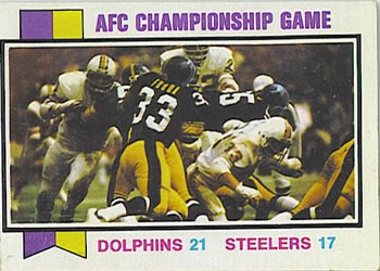 1973 Topps #138 1972 AFC Championship Game Front