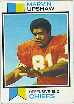 1973 Topps #186 Marvin Upshaw Front
