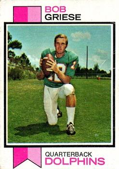 1973 Topps #295 Bob Griese Front