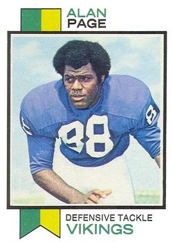 1973 Topps #30 Alan Page Front