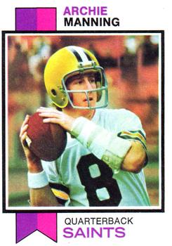 1973 Topps #125 Archie Manning Front