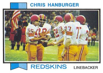 1973 Topps #250 Chris Hanburger Front
