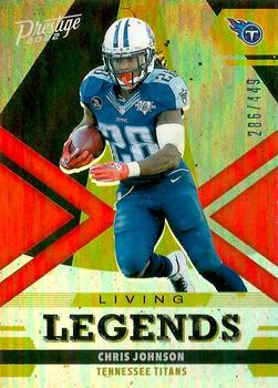 2022 Panini Prestige - Living Legends Xtra Points Red #LL-25 Chris Johnson Front