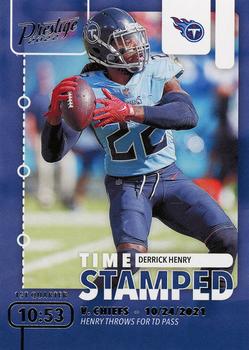 2022 Panini Prestige - Time Stamped #TS-1 Derrick Henry Front