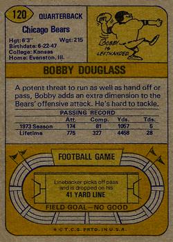 1974 Topps #120 Bobby Douglass Back
