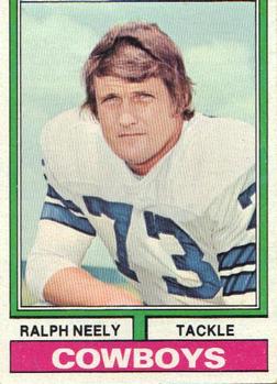 1974 Topps #187 Ralph Neely Front