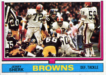 1974 Topps #211 Jerry Sherk Front