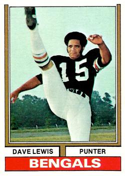 1974 Topps #236 Dave Lewis Front