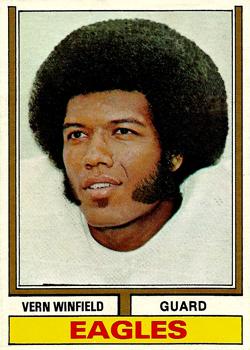 1974 Topps #242 Vern Winfield Front