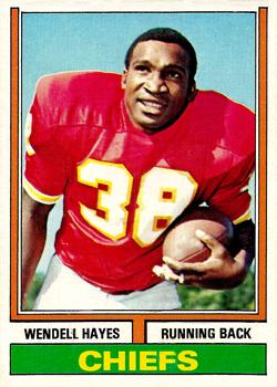 1974 Topps #244 Wendell Hayes Front