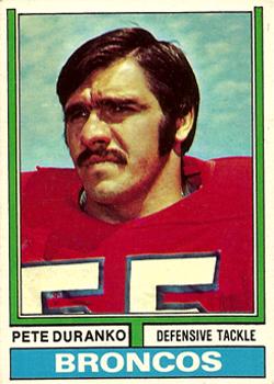 1974 Topps #353 Pete Duranko Front