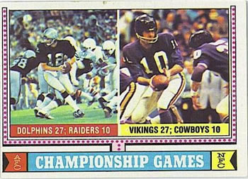 1974 Topps #462 Conference Championships Front