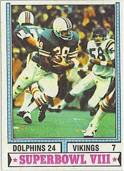 1974 Topps #463 Super Bowl VIII Front