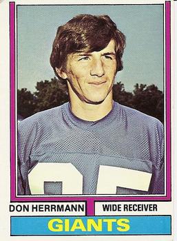 1974 Topps #481 Don Herrmann Front