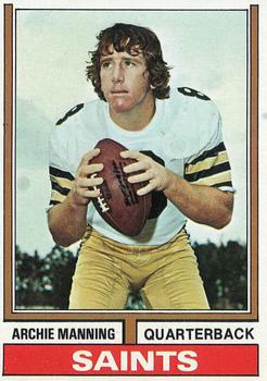 1974 Topps #70 Archie Manning Front