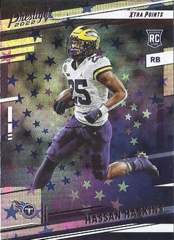2022 Panini Prestige - Xtra Points Astral #348 Hassan Haskins Front