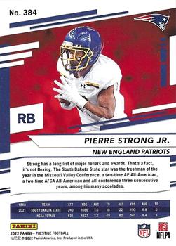 2022 Panini Prestige - Xtra Points Premium Red #384 Pierre Strong Jr. Back