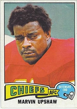 1975 Topps #147 Marvin Upshaw Front