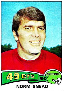 1975 Topps #275 Norm Snead Front