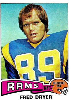 1975 Topps #312 Fred Dryer Front