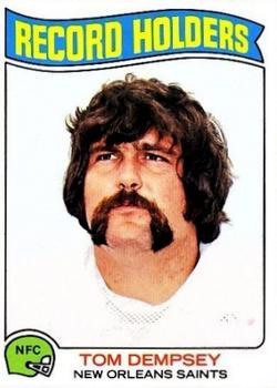 1975 Topps #353 Tom Dempsey Front