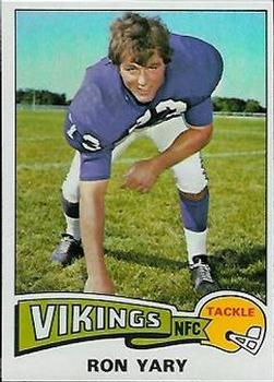 1975 Topps #433 Ron Yary Front