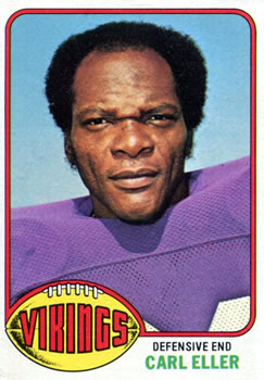 1976 Topps #105 Carl Eller Front