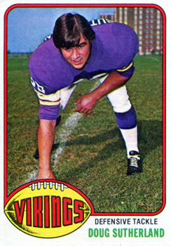 1976 Topps #291 Doug Sutherland Front