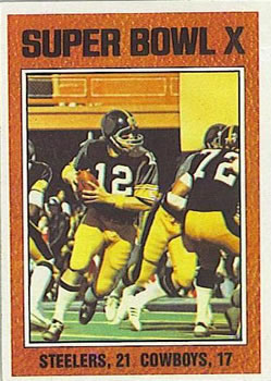 1976 Topps #333 Super Bowl X Front