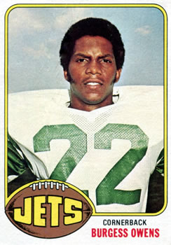 1976 Topps #378 Burgess Owens Front