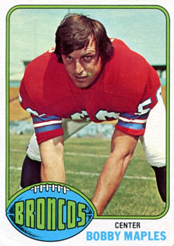 1976 Topps #384 Bobby Maples Front