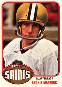 1976 Topps #485 Archie Manning Front